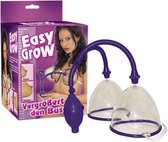 Borsten vergroter - Easy Grow - Transparant - BDSM - Vacu√ºm Pompen - Toys voor dames - Tepelzuigers