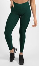 Fancylegs – Honey Sportlegging Dames – Legging Dames – Sportbroek Dames – Trainingbroek – Fitness – Yoga – Afvallen – Tik Tok - Groen maat L