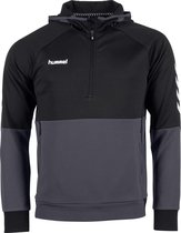 Hummel Authentic Pro Hooded Half Zip Sports Sweater - Noir - Taille XL