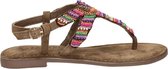 Lazamani Sandalen taupe - Maat 37