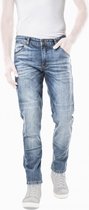 Motto Wear Italia Slim Fit Heren Motorjeans - Zomer Motorbroek -  Blauw Maat XXL / W42