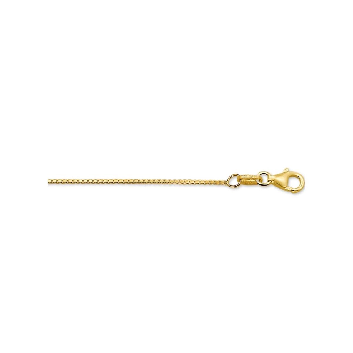 YO&NO - Ketting - Goud - Venetiaans - 0.9mm - 45cm - Sieraden vrouw - Heren - 14k - 585