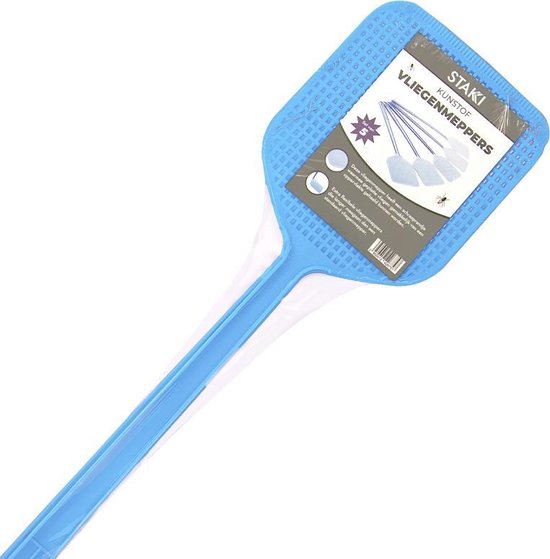 Ophangbare Kunststof Vliegenmepper Set - 5 Stuks | Vliegenmeppers | Vliegen Meppen | Breed | Ophangen| Schraaprand