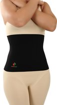 Buikband - Shapewear - Waist trainer - Neopreen riem - zwart - maat M - made in EU