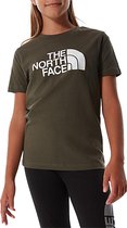 The North Face The North Face Easy T-shirt - Unisex - donkergroen - wit