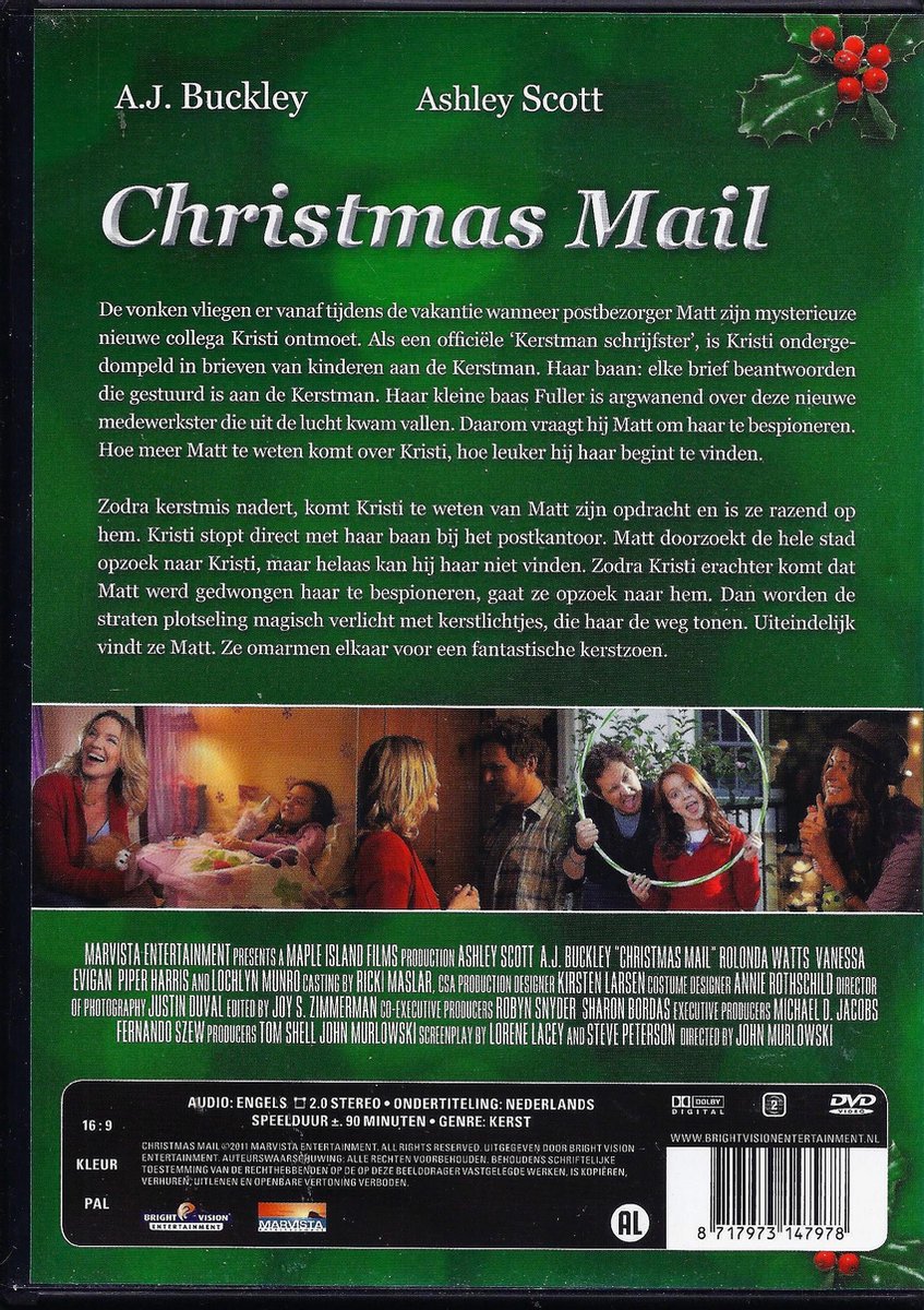 Christmas Mail (Dvd), A.J. Buckley, Dvd's