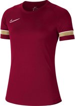 Nike Academy 21 T-shirt - Bordeaux/Goud - 40-42