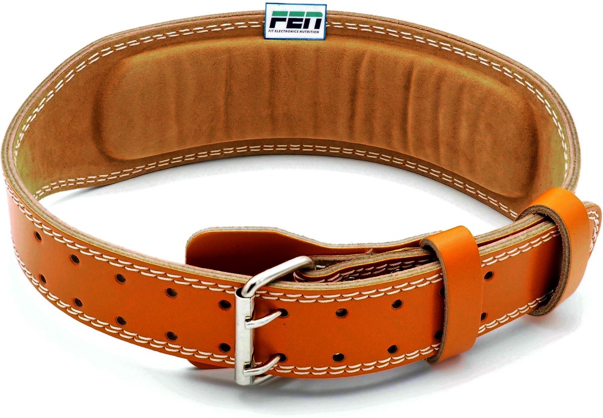FEN powerlifting belt – leder - bruin