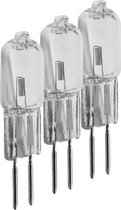 G4 20w halogeen lampje dimbaar 300lm 2900k warm wit 9mm bij 30mm 3 stuks!