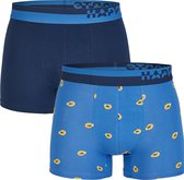 Happy Shorts 2-pack Boxershorts Heren Papaja Print - Maat L