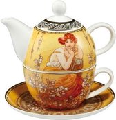 Alphonse Mucha  Topaz - Tea for One