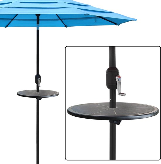 MaxxGarden Parasol tafel - voor strand en stokparasol - diameter 50cm - MaxxGarden