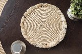 NIEUW! Bali - Baskoro raffia placemat / wanddecoratie