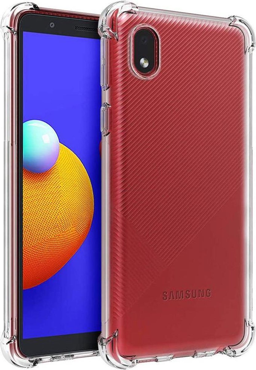 tint Zo snel als een flits gelijkheid Samsung A01 Core hoesje shock proof case transparant - Samsung Galaxy A01 Core  hoesje... | bol.com