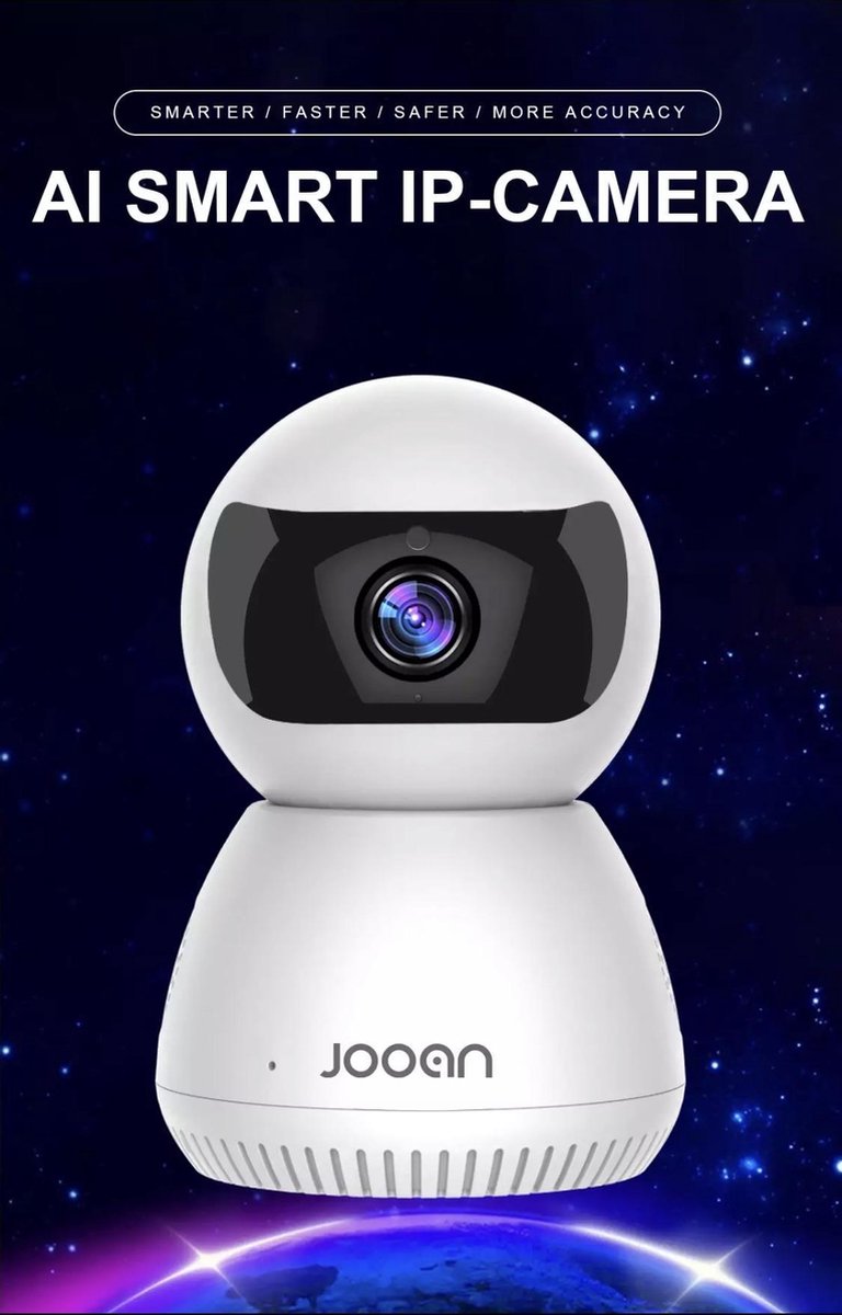 JOOAN - Video camera 1080P (Full-HD) Smart camera automatische  -Beveiligingscamera -... | bol.com