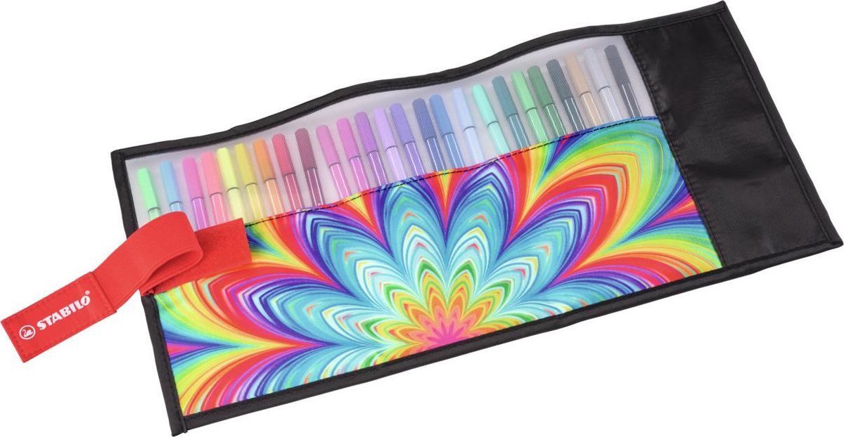 STABILO Pen 68 - Premium Viltstift - Rollerset - ARTY - Set Met 25 Verschillende Kleuren — afbeelding 9