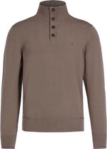 Half-Zip Sweater Cotton Silk Walnut (MW0MW11662 - PF7)