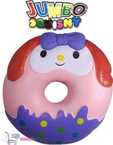 JUMBO Squishy Donut 15 cm | Squishies Sqeezy Squeezy Pop it Fidget | Speelgoed voor kinderen | Stressbal Anti-Stress | squishies meisjes squishy dieren squishy soft animal