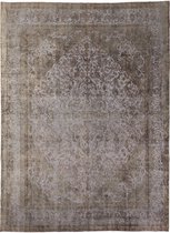 vintage vloerkleed - tapijten woonkamer -Refurbished Kerman 30-60 jaar oud - 409x297