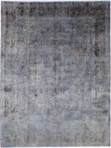 vintage vloerkleed - tapijten woonkamer -Refurbished Kerman 30-60 jaar oud - 377x286