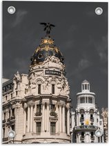 Tuinposter – Gebouw in Madrid - 30x40cm Foto op Tuinposter  (wanddecoratie voor buiten en binnen)