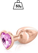 Hidden Eden Gloria S - Buttplug - 53gr - 7 x 2.8cm - Rosegoud