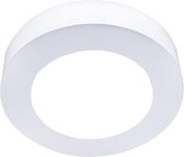 LED Downlight Slim Pro - Igna Strilo - Opbouw Rond 6W - Helder/Koud Wit 6000K - Mat Wit - Kunststof