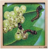 AR Groeipuzzel Vlinder - houten puzzel - 86 stukjes - Augmented Reality -  leuk en leerzaam  - educatief speelgoed voor kinderen van 3 tot 5 jaar
