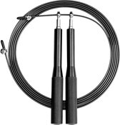 Professioneel Sport Springtouw - speedrope - Zwarte springtouw - Fitness Springtouw - Verstelbare Springtouw - Sport Springtouwen - Conditietraining - Krachttraining - Voor volwassenen en kin