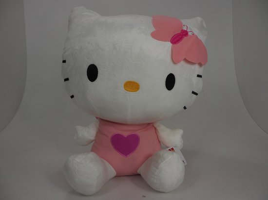 Hello Kitty 45 cm | Hello Kitty knuffel | Plush Hello Kitty | Hello Kitty  groot |Hello... | bol.com