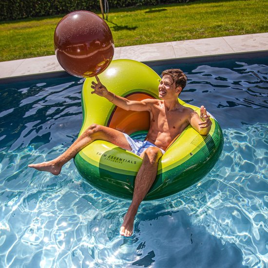 Swim Essentials | Opblaas Tropisch Avocado incl. Strandbal