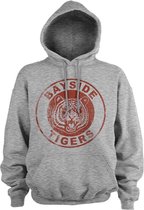 Saved By The Bell Hoodie/trui -M- Bayside Tigers Washed Logo Grijs
