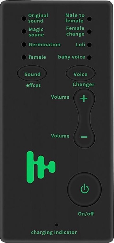 WiseGoods Stemvervormer - Voice Changer - Stemveranderaar voor Bellen - Voice Converter 3,5 mm-interface - 7 Verschillende Opties - 