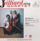 Juilliard String Quartet -  Beethoven Quartetto Op 135 /  Berg Suite Lirica