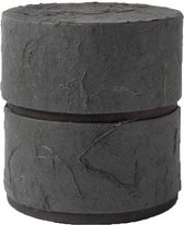 Eco Urn Biologisch afbreekbare urn, cilinder, M, donkergrijs