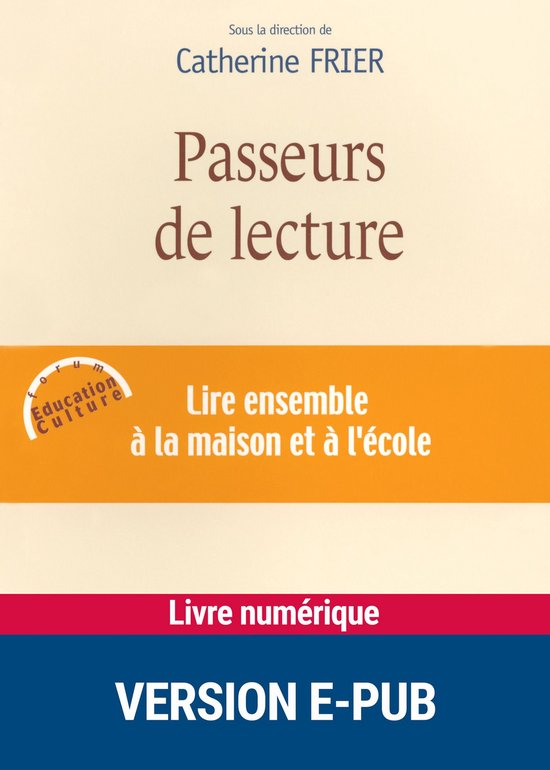 Forum éducation culture - Passeurs de lecture - cover
