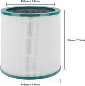 Vervangend merkloos filter geschikt voor Dyson Pure Cool en Pure Cool me TP01, TP02, TP03, BP01 en AM11