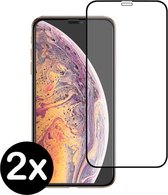 Apple iphone 11 pro screen protector - iphone 11 pro full cover screenprotector - screenprotector iphone 11 pro - screen protector iphone 11 pro - glas voor iphone 11 pro - beschermglas voor iphone 11 pro - Full Cover - 2 Pack