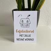 bijStip Wenskaart nieuwe woning - 2 stuks