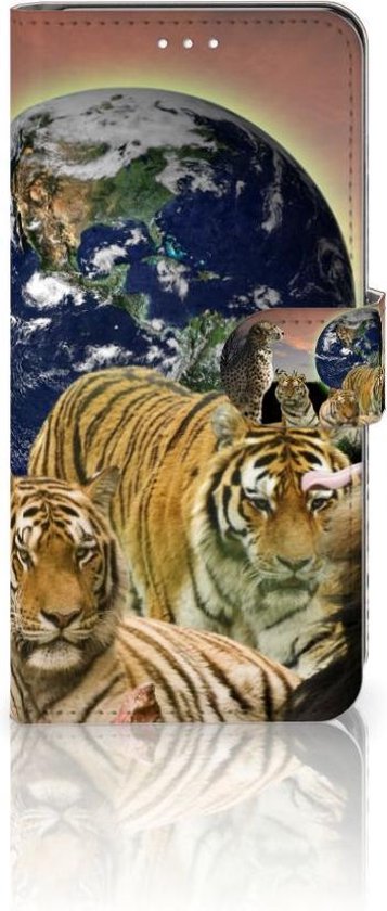 Portefeuille Samsung Galaxy S21 Téléphone Portable Couverture Standing pour Prédateurs