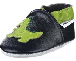 Baby-Slofje Dino slofjes voor baby's - donkerblauw