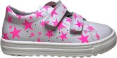 Naturino velcro fluo roze sterrren lederen sneakers Saia wit mt 32