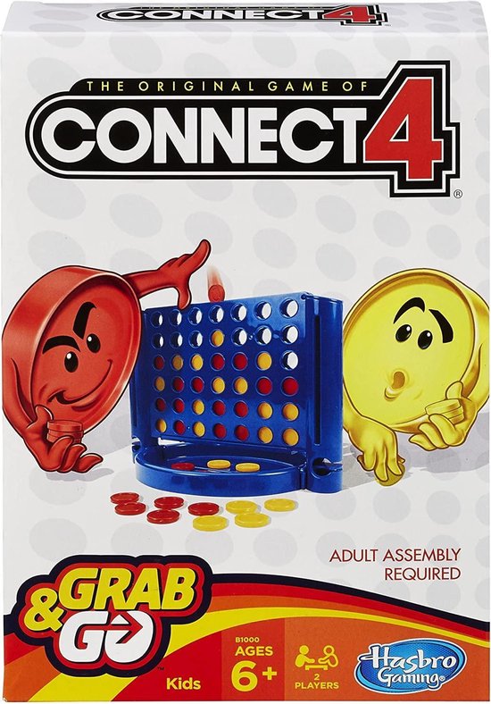 Afbeelding van het spel Hasbro - Connect 4 - Vier op een rij - Reiseditie