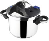 Bol.com Zilan Pro EasyClip - Snelkookpan 6 liter - pressure cooker - 18/10 - geschikt voor alle warmtebronnen ook inductie aanbieding