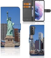 GSM Hoesje Geschikt voor Samsung Galaxy S21 Plus Beschermhoesje met foto Vrijheidsbeeld