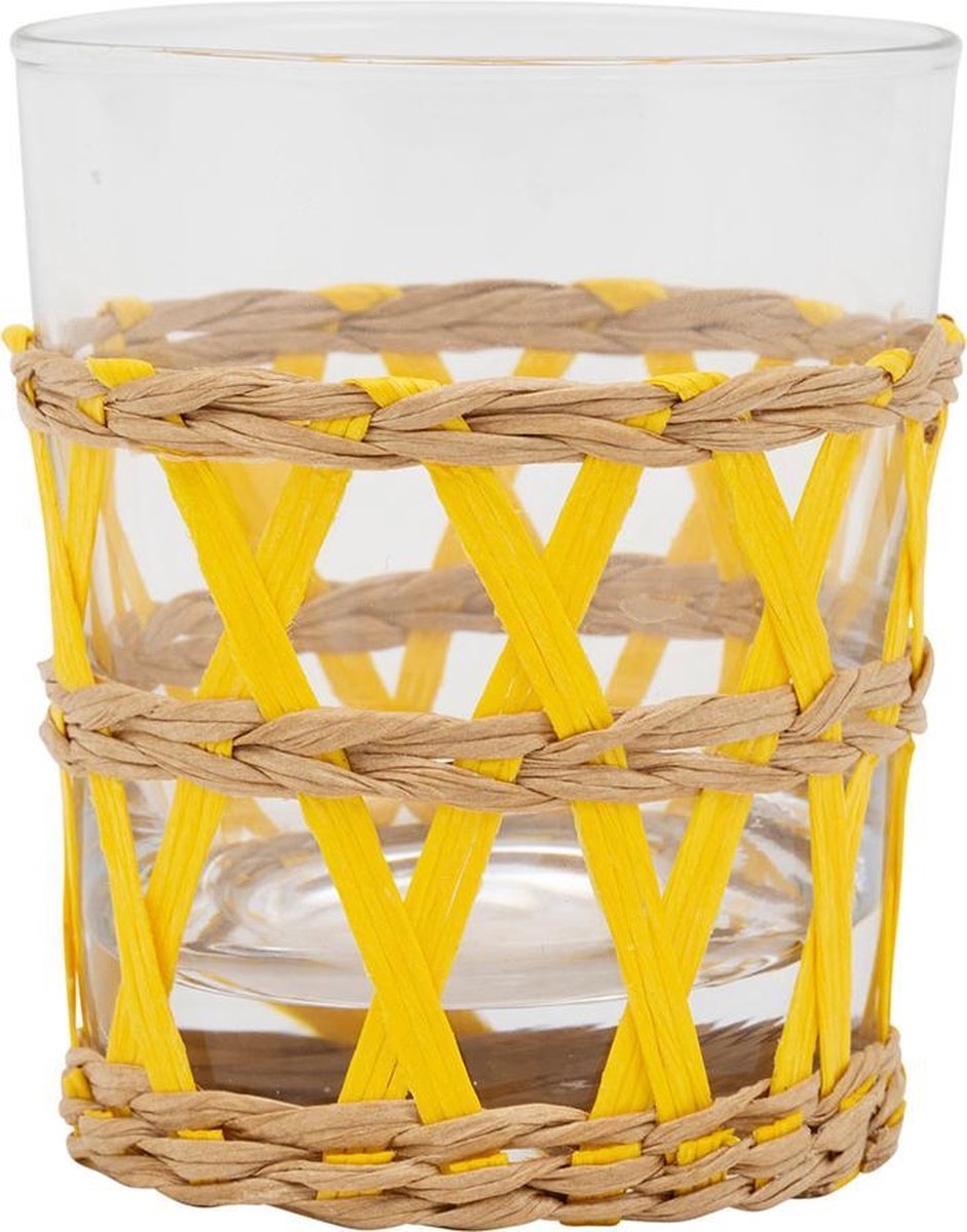 Waterglas - Tumbler Set van zes glazen - Geel - Coté Table glas