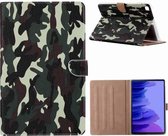 Samsung Tab A7 (2020) Camouflage Print Hoes | Premium Kwaliteit | Samsung Tab A7 Hoesje | Tab A7 Hoesje | Samsung Tab A7 (2020) Hoes | Geschikt voor Samsung Tab A7 (2020) 10.4 inch