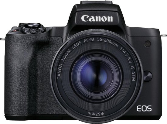 Canon EOS M50 Mark II + M15-45mm S - Zwart Canon EOS M50 Mark II + M15-45mm S - Zwart