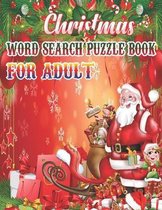 Christmas Word Search Puzzle book For Adult