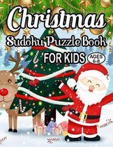 Christmas Sudoku Puzzle Book For Kids Ages 6-8